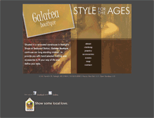 Tablet Screenshot of galateaboutique.com